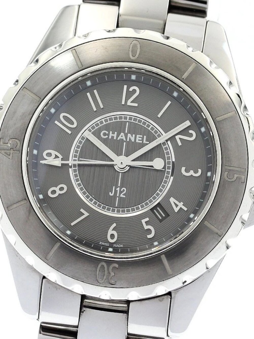 CHANEL J12 Chromatic H2978 Date gray Dial Quartz Ladies Watch_905071
